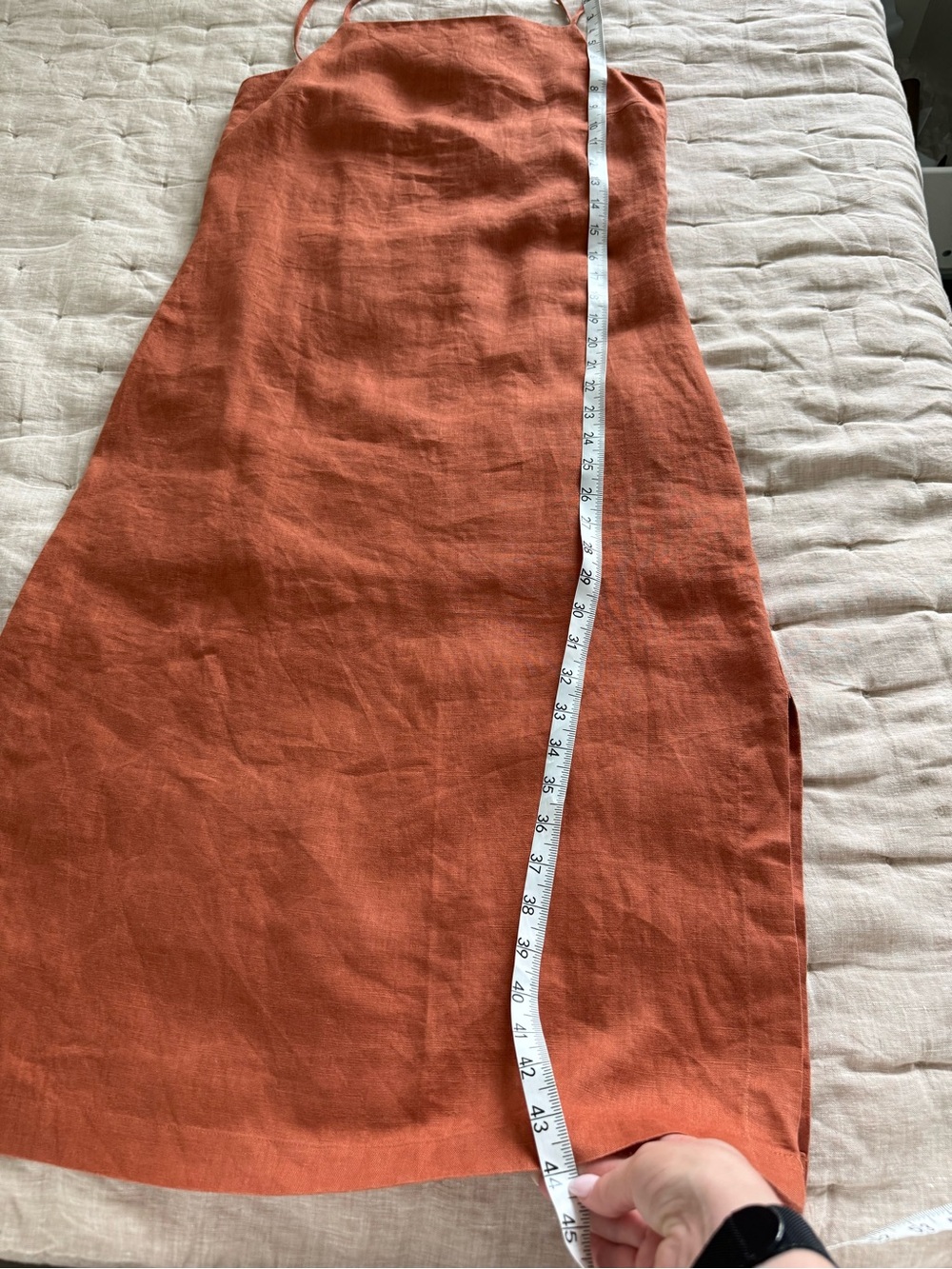 Rails Linen Dress Rust - Picture 12 of 15